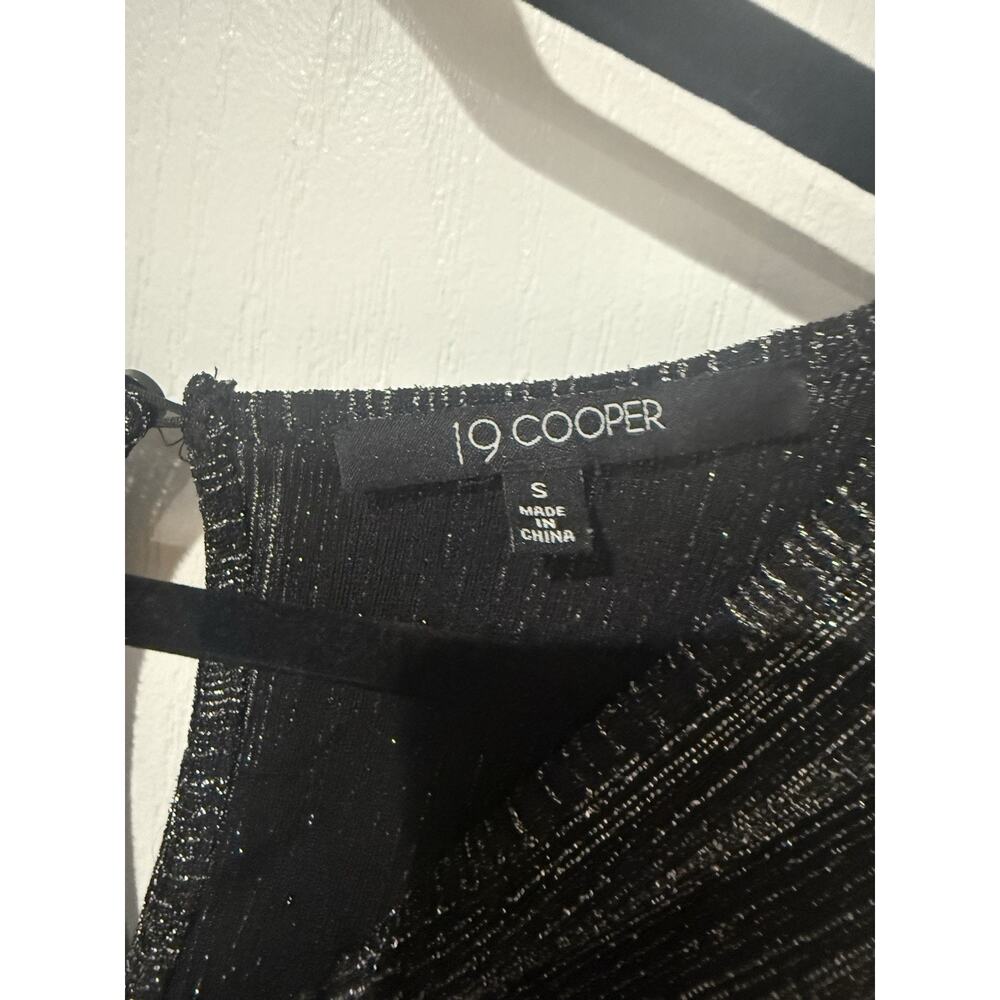 Silver/Black Size Small Romper Sparkle Long Sleeve - Picture 2 of 11